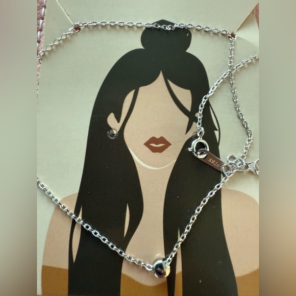 Cute Bean Necklace in Gold Plated, Rose Gold Plated, or Classic Sterling Silver - Picture 8 of 16